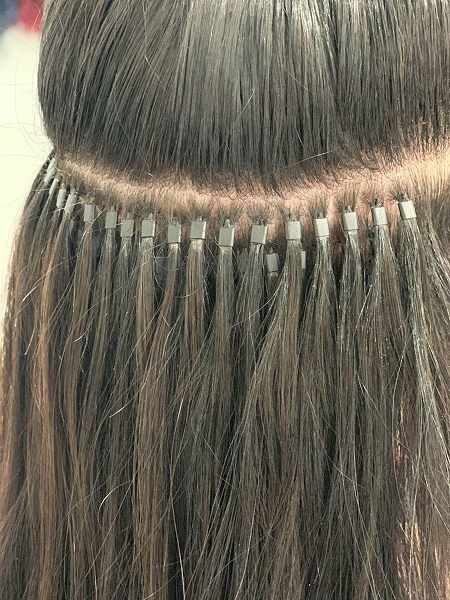 K-tip hair extensions